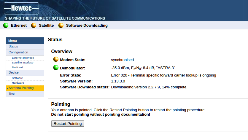 Newtec NTC2252 software download v2